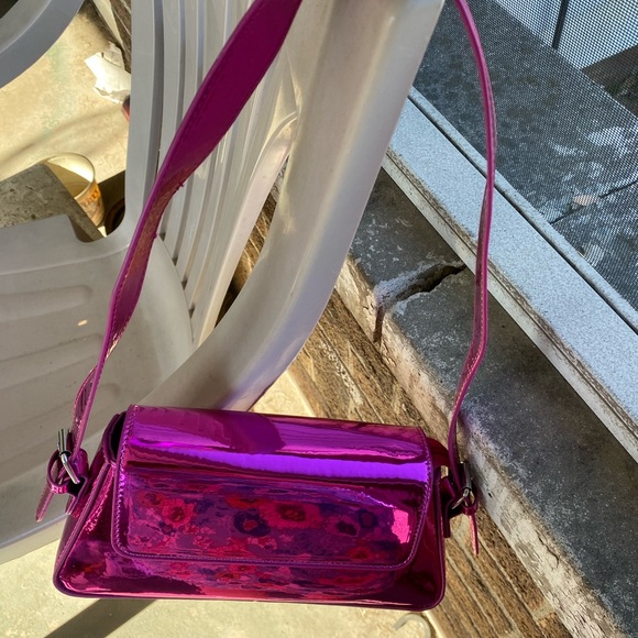 Shiny Pink Women's Bag - Picture 3 of 12